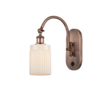Innovations Lighting 918-1W-AC-G341 - Hadley - 1 Light - 5 inch - Antique Copper - Sconce