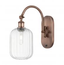 Innovations Lighting 918-1W-AC-G460-7CL - Preston Cylinder - 1 Light - 7 inch - Antique Copper - Sconce