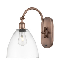 Innovations Lighting 918-1W-AC-GBD-92 - Bristol - 1 Light - 9 inch - Antique Copper - Sconce