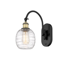 Innovations Lighting 918-1W-BAB-G1013 - Belfast - 1 Light - 6 inch - Black Antique Brass - Sconce
