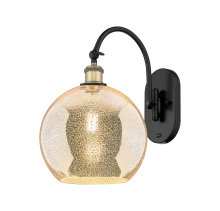 Innovations Lighting 918-1W-BAB-G128-10 - Athens - 1 Light - 10 inch - Black Antique Brass - Adjustable - Sconce