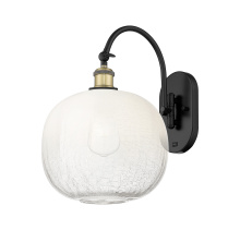 Innovations Lighting 918-1W-BAB-G481-10OP - Brookhaven Sphere - 1 Light - 11 inch - Black Antique Brass - Sconce