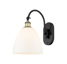 Innovations Lighting 918-1W-BAB-GBD-91 - Bristol - 1 Light - 9 inch - Black Antique Brass - Sconce