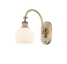 Innovations Lighting 918-1W-BB-G121-6 - Athens - 1 Light - 6 inch - Brushed Brass - Sconce