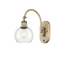 Innovations Lighting 918-1W-BB-G122-6 - Athens - 1 Light - 6 inch - Brushed Brass - Sconce