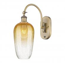 Innovations Lighting 918-1W-BB-G484-7AM - Brookhaven Flute - 1 Light - 7 inch - Brushed Brass - Sconce