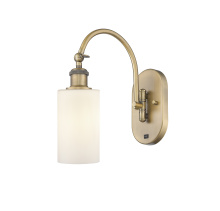 Innovations Lighting 918-1W-BB-G801 - Clymer - 1 Light - 4 inch - Brushed Brass - Sconce