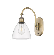 Innovations Lighting 918-1W-BB-GBD-752 - Bristol - 1 Light - 8 inch - Brushed Brass - Sconce