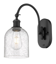 Innovations Lighting 918-1W-BK-G558-6SDY - Bella - 1 Light - 6 inch - Matte Black - Sconce