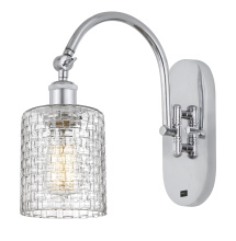 Innovations Lighting 918-1W-PC-G112C-5CL - Cobbleskill - 1 Light - 5 inch - Polished Chrome - Adjustable - Sconce