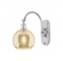 Innovations Lighting 918-1W-PC-G128-8 - Athens - 1 Light - 8 inch - Polished Chrome - Sconce