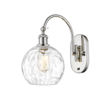 Innovations Lighting 918-1W-PN-G1215-8 - Athens Water Glass - 1 Light - 8 inch - Polished Nickel - Sconce