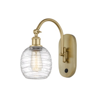 Innovations Lighting 918-1W-SG-G1013 - Belfast - 1 Light - 6 inch - Satin Gold - Sconce