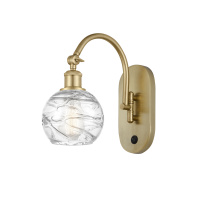 Innovations Lighting 918-1W-SG-G1213-6CL - Athens Deco Swirl - 1 Light - 6 inch - Satin Gold - Sconce