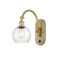 Innovations Lighting 918-1W-SG-G124-6 - Athens - 1 Light - 6 inch - Satin Gold - Sconce