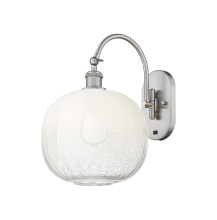 Innovations Lighting 918-1W-SN-G481-10OP - Brookhaven Sphere - 1 Light - 11 inch - Brushed Satin Nickel - Sconce