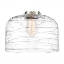Innovations Lighting G713-L - Bell Light 12 inch Clear Deco Swirl Glass