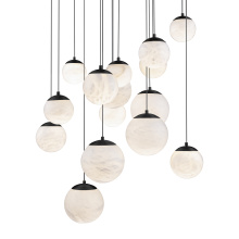 Modern Forms US Online PD-34415R-BK - Pisces Multilight Pendant Light