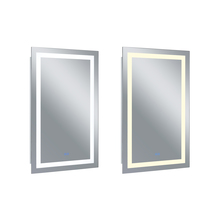 CWI Lighting 1232W30-49-A - Abril Rectangle Matte White LED 30 in. Mirror From our Abril Collection