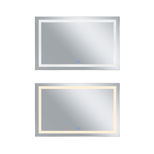 CWI Lighting 1232W58-36-A - Abril Rectangle Matte White LED 58 in. Mirror From our Abril Collection