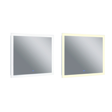 CWI Lighting 1233W40-36 - Abigail Rectangle Matte White LED 40 in. Mirror From our Abigail Collection