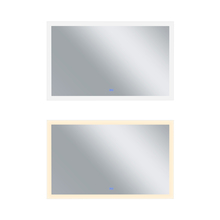 CWI Lighting 1233W58-36 - Abigail Rectangle Matte White LED 58 in. Mirror From our Abigail Collection