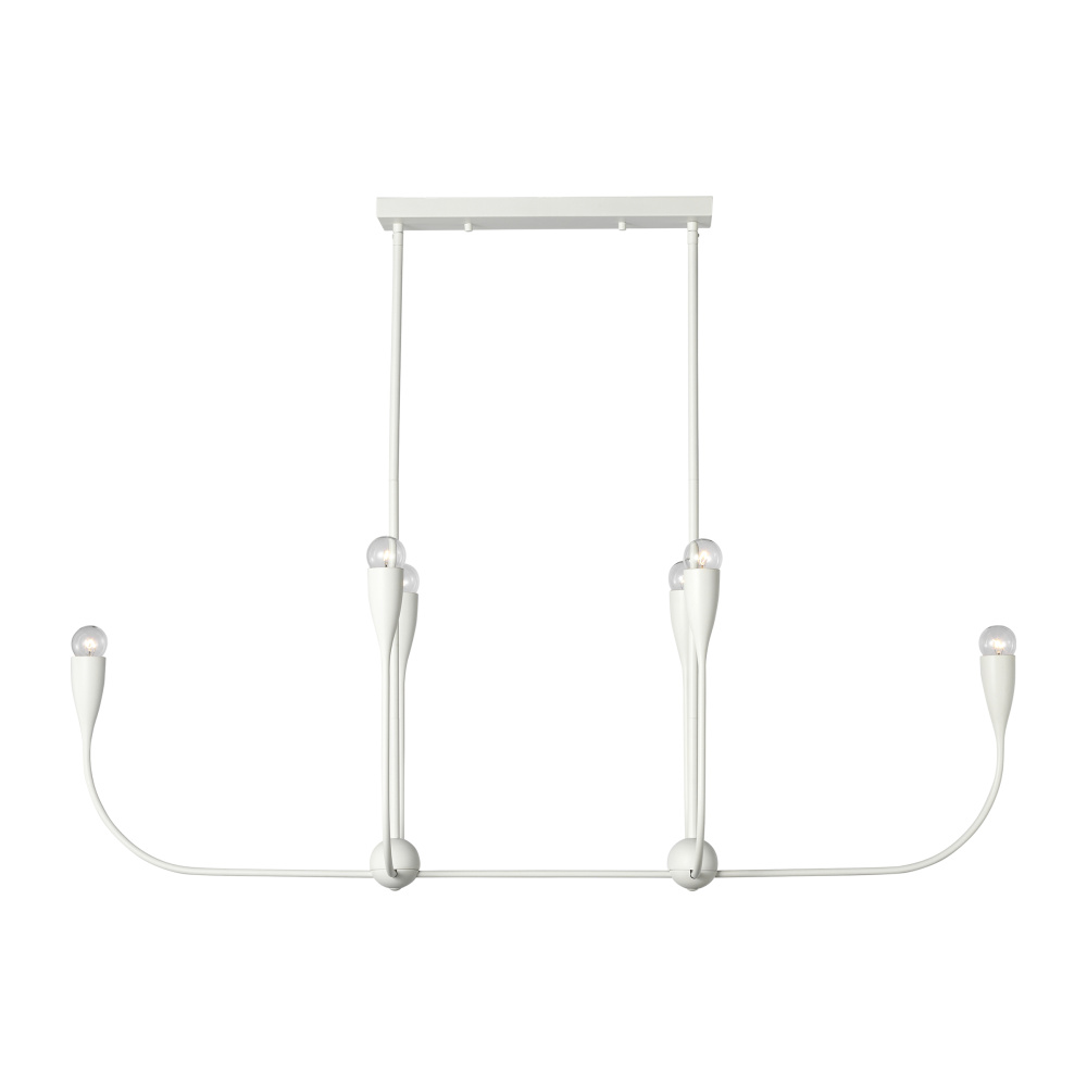 Maya Six Light Linear Chandelier