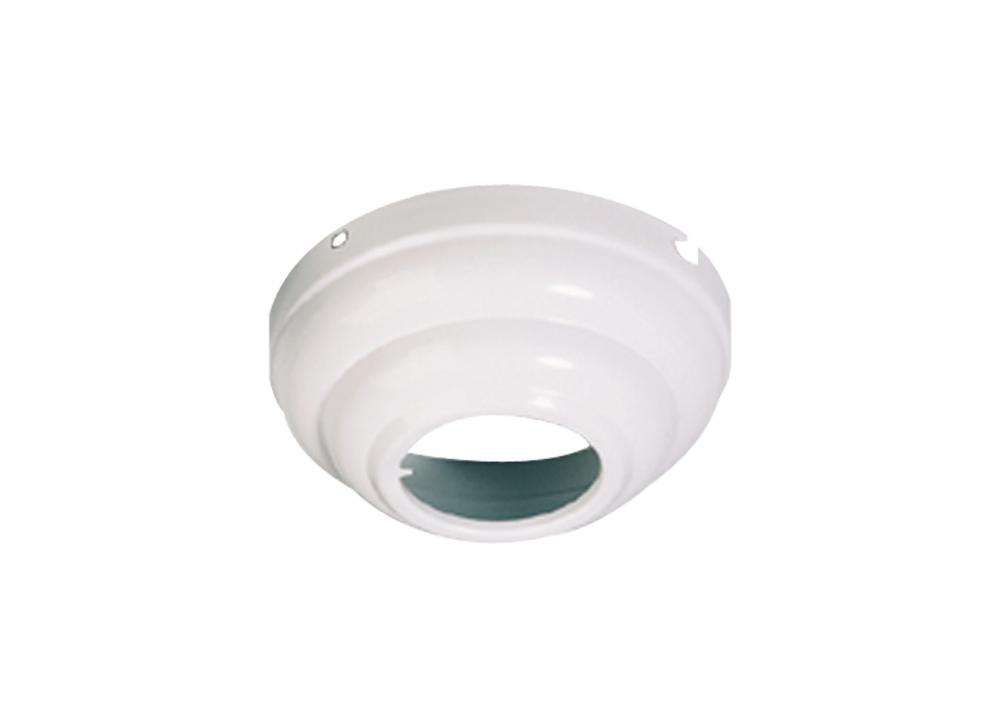 Slope Ceiling Adapter in White