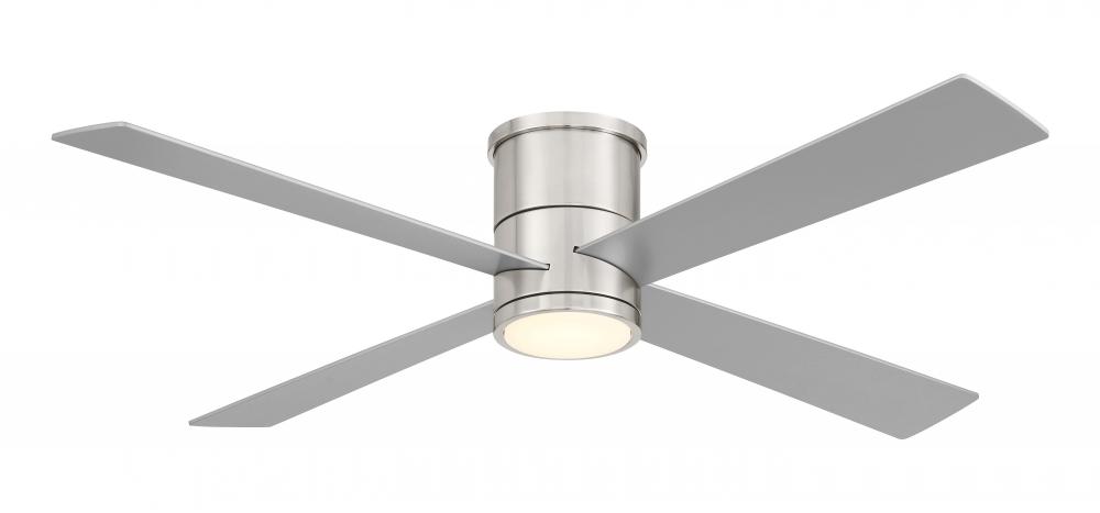 54" LED FLUSH MOUNT CEILING FAN