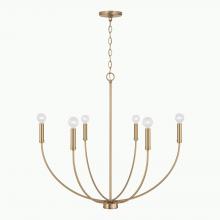 Capital 452161AD - 6-Light Chandelier in Aged Brass