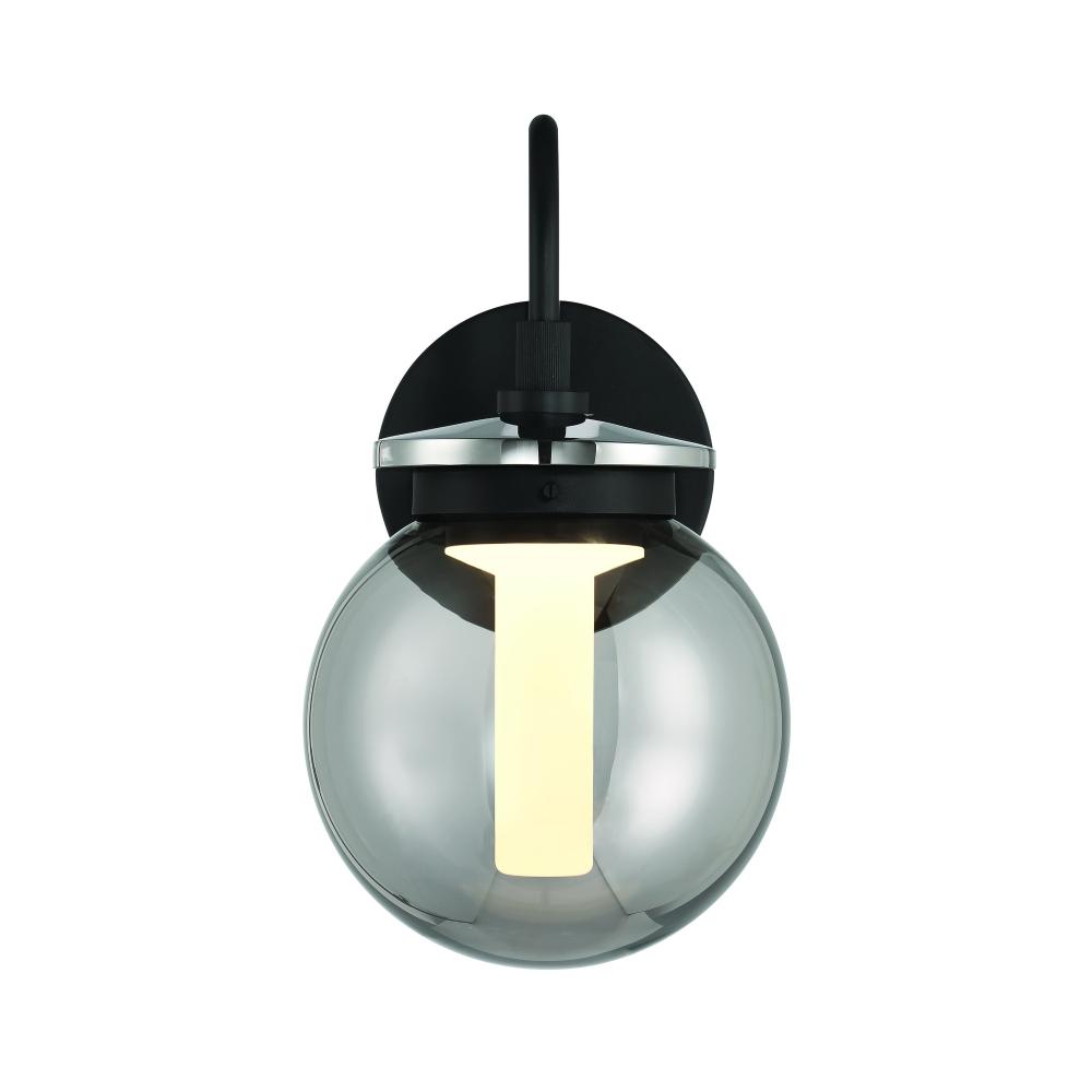 Caswell 8" LED Sconce In Black