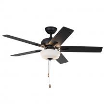 Kuzco Lighting Inc CF97552-MB-LKP - Erikson 52-in Matte Black FAN + LED KIT with Bulb Ceiling Fan