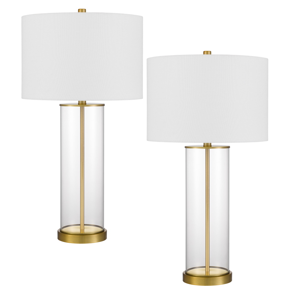 This Column Style Table Lamp is A Great Addition to Any Beside Area, Coffee Table or Home Office .it