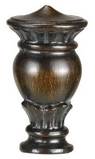 0.88" Height Resin Finial