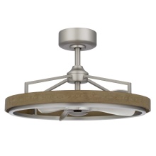 CAL Lighting CF-1002 - Remote Controlled 30W, 580 Lumen, 3000k Dimmable 6 Speed LED Arroyo Ultra Quiet Fan Light