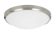 CAL Lighting LA-710 - integrated LED 25W, 2000 Lumen, 80 CRI, Dimmable Ceiling Flush Mount With Glass Diffuser