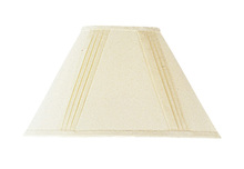 CAL Lighting SH-2003-OW - Side Pleated Linen Shade 6 X 16 X10