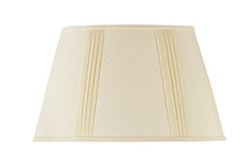 CAL Lighting SH-3204-OW - Side Pleated Linen Shade