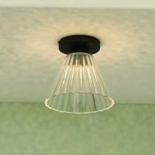 Vaxcel International C0322 - Dalton 8-in. 1 Light  Flush Mount Matte Black
