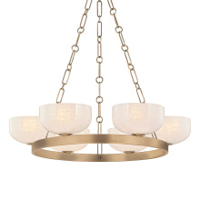 Troy F1332-PBR - Caelum Chandelier