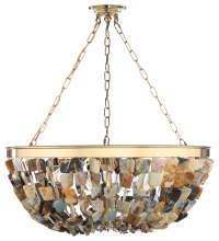 Minka Metropolitan N9631 - FLOTSAM - 8 LIGHT PENDANT W/AGATE STONES
