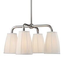 Hudson Valley 6064-PN - 4 LIGHT CHANDELIER