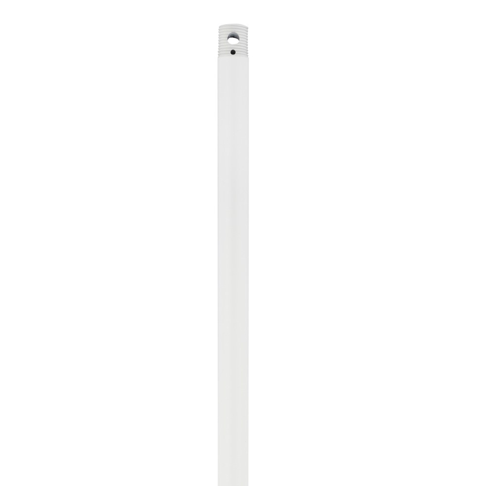 18" Coastal Threaded Downrod - Matte White