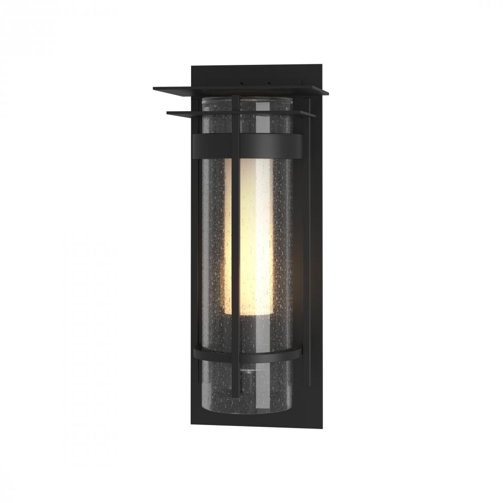 Torch Small Outdoor Sconce with Top Plate
