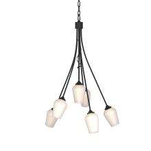 Hubbardton Forge 103043-SKT-10-GG0303 - Flora 6 Arm Chandelier