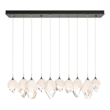 Hubbardton Forge 131145-SKT-LONG-07-WP0756 - Chrysalis 10-Light Mixed Crystal Pendant