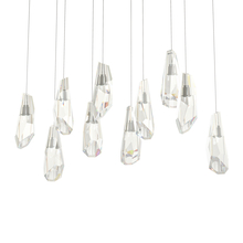 Hubbardton Forge 131201-SKT-LONG-84-CR - Luma 10-Light Large Crystal Pendant