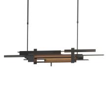 Hubbardton Forge 139721-LED-LONG-10-07 - Planar LED Pendant with Accent