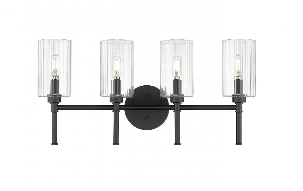 Chastine 4-Light Vanity Matte Black