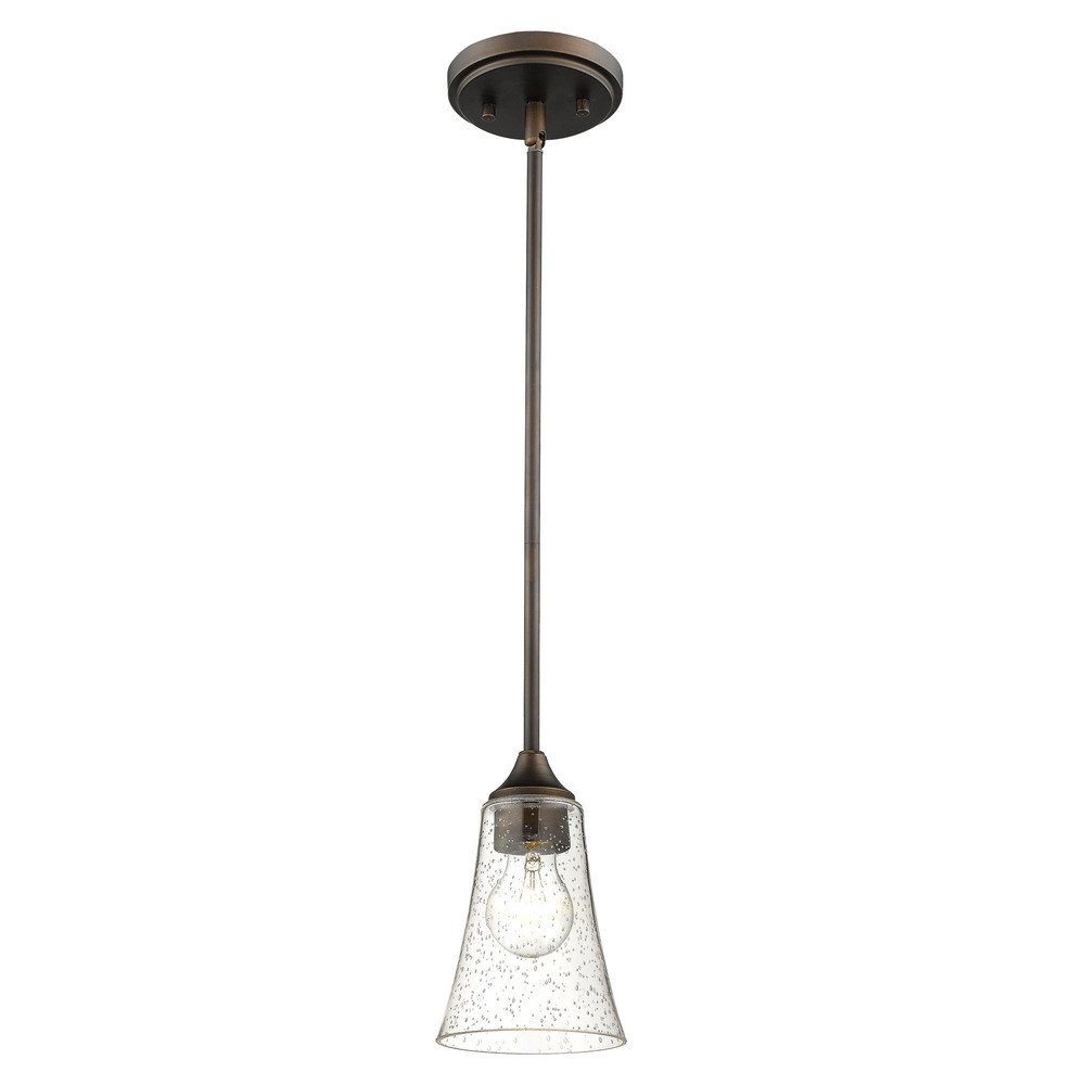 Natalie 1-Light Mini-Pendant light Rubbed Bronze